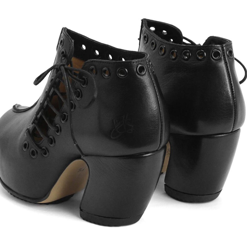 John Fluevog Booties, Preparead Venturous [Black]